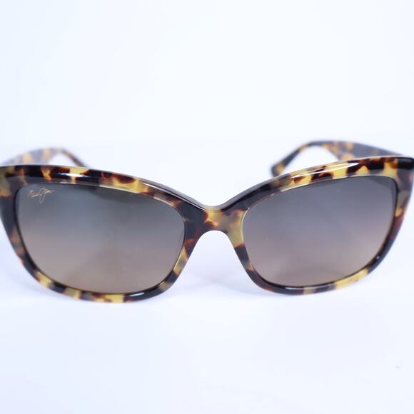 MAUI JIM Plumeria Cat Eye Sunglasses Tokyo Tortoise Brown Women\'s main image 8